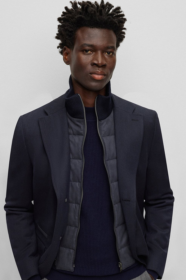 ΠΑΛΤΟ BOSS - 404 ΜΠΛΕ